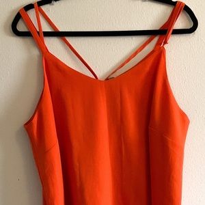 Cute Bright Orange sleeveless top